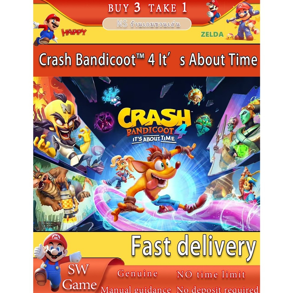 Crash Bandicoot™ 4 It’s About Time Nintendo Switch2 Game Mua 3 Tặng 1