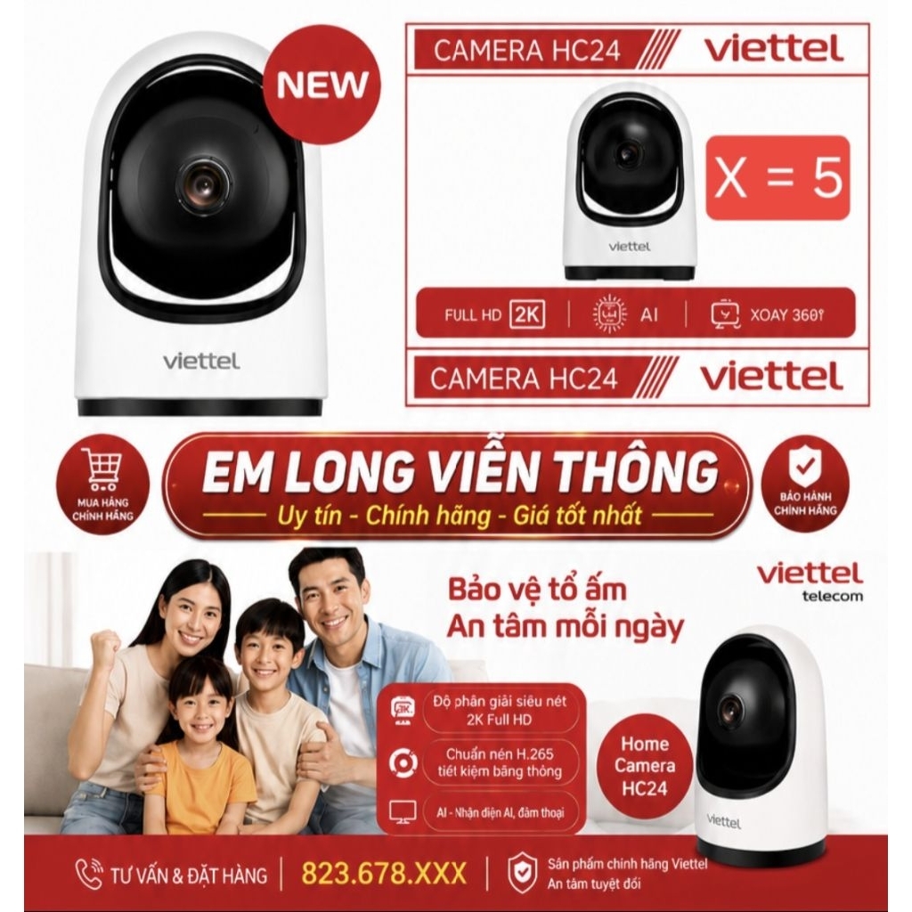Camera trong nhà VIETTEL HC24