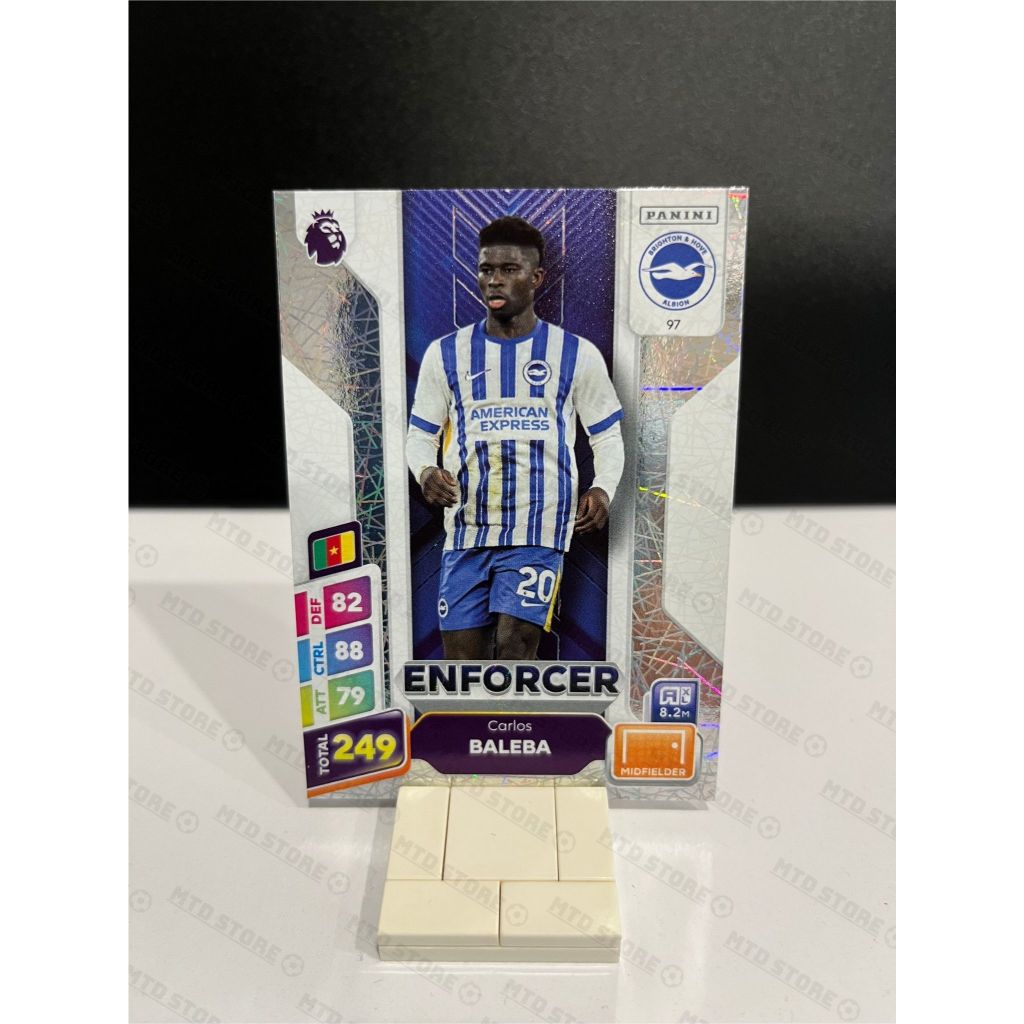 [ CHÍNH HÃNG ] - ENFORCER - PANINI ADRENALYN XL PREMIER LEAGUE 25 PLUS - Carlos Baleba