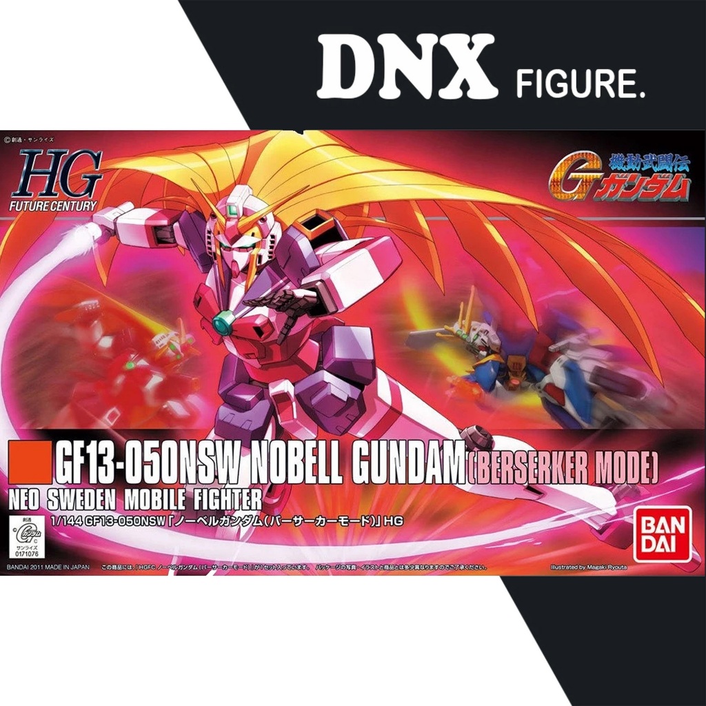 Mô Hình Lắp Ráp HG FC 1/144 Nobell Gundam (Berserker Mode) (New Seal)