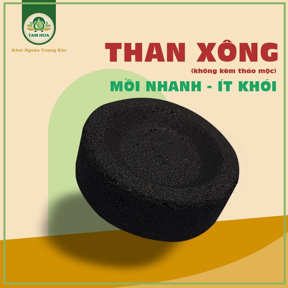 Than xông thảo mộc tiện lợi, đơn giản, an toàn giúp cho việc việc xông thảo mộc trở nên dễ dàng hơn