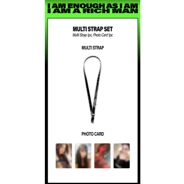 aespa RICH MAN Multi Strap Set Photocard Chính Hãng KARINA WINTER GISELLE NINGNING Kpop