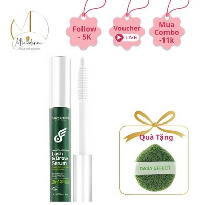 Tinh Chất DAILY EFFECT Growth Peptide Lash & Brow Serum Làm Dày Và Dài Mi - Mày 5g