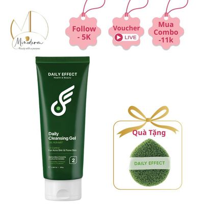 Sữa Rửa Mặt DAILY EFFECT Daily Cleansing Gel làm sạch dành cho da dầu 120g