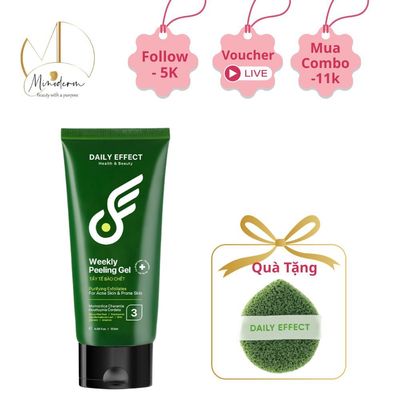 Tẩy Tế Bào Chết DAILY EFFECT Weekly Peeling Gel hỗ trợ làm sạch lỗ chân lông, bã nhờn cho da dầu mụn