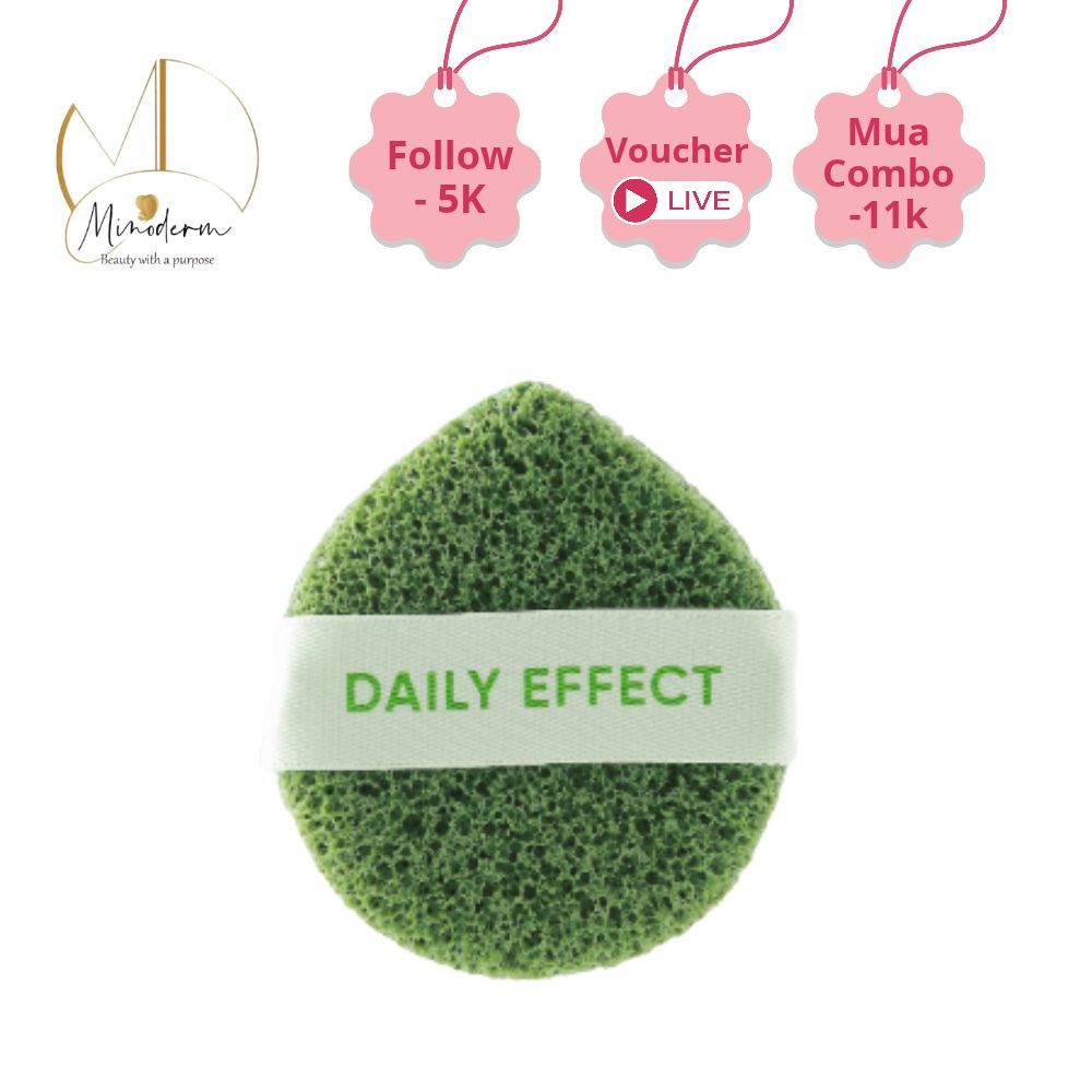 Miếng bọt rửa mặt DAILY EFFECT Làm sạch nhẹ nhàng