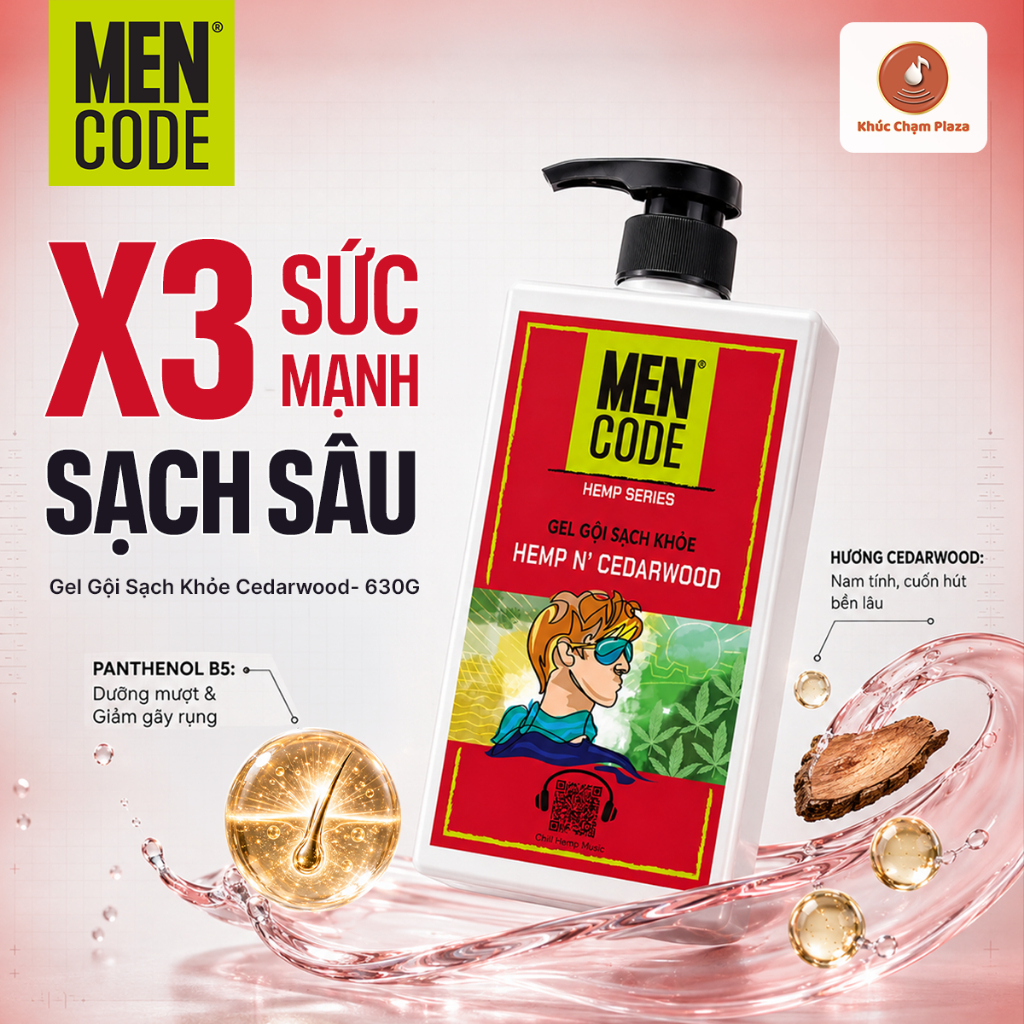 Dầu Gội Nan Sạch Khỏe Mencode Cedarwood |630g