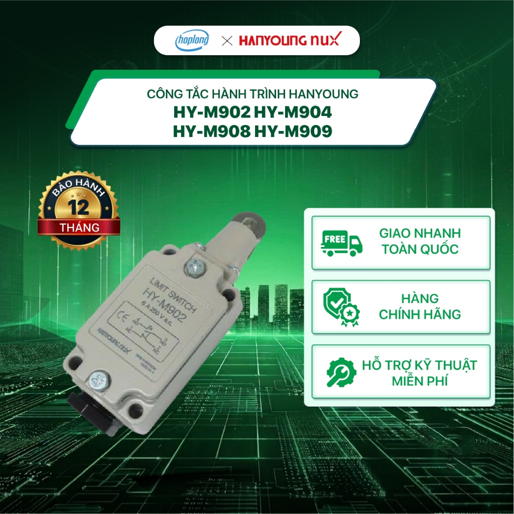 Công tắc hành trình Hanyoung - HY-M902 HY-M904 HY-M908 HY-M909