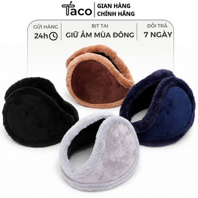 Bịt Tai TACO BTX Cao Cấp Giữ Ấm Mùa Đông Cho Nam Nữ Unisex - Chụp Tai Đi Xe Máy, Chơi Thể Thao Ngoài Trời