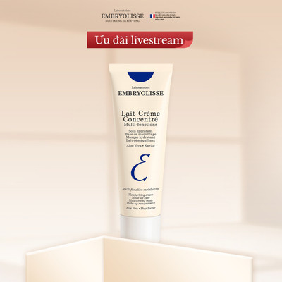 [Livestream x EMB] Kem Dưỡng Ẩm Phục Hồi Embryolisse Lait Creme Concentre 75ml