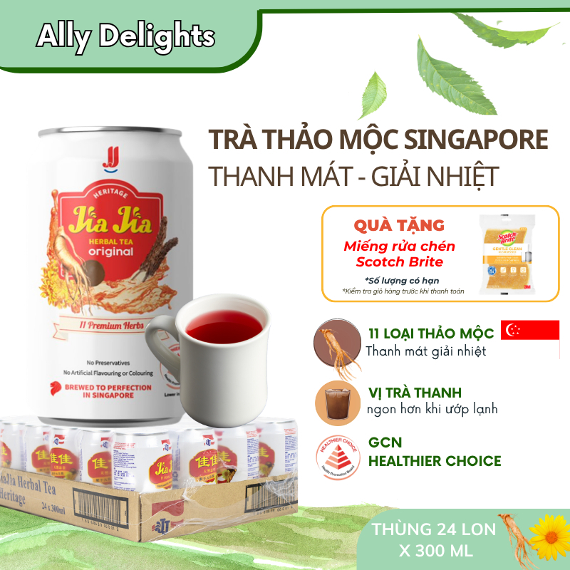Trà Thảo Mộc Nguyên Vị Từ 11 Loại Thảo Mộc Jia Jia JJ Singapore
