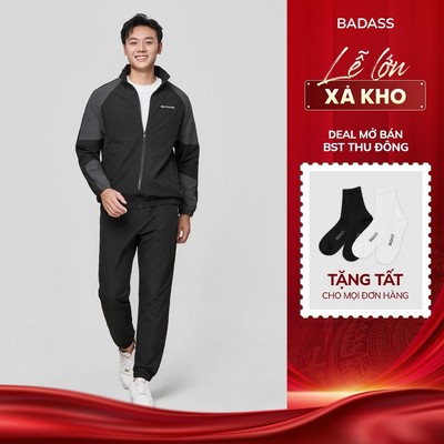 Bộ Quần Áo Gió BADASS Thể Thao Nhẹ Thoáng Khí, Chống Gió Kháng Nước, Năng Động - AKGTK602,QGGTK602