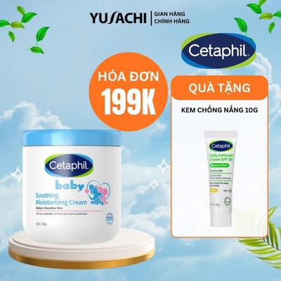 Kem Dưỡng Đa Năng Cetaphil Baby Soothing & Moisturising Cream Làm Dịu & Dưỡng Ẩm Da Cho Bé