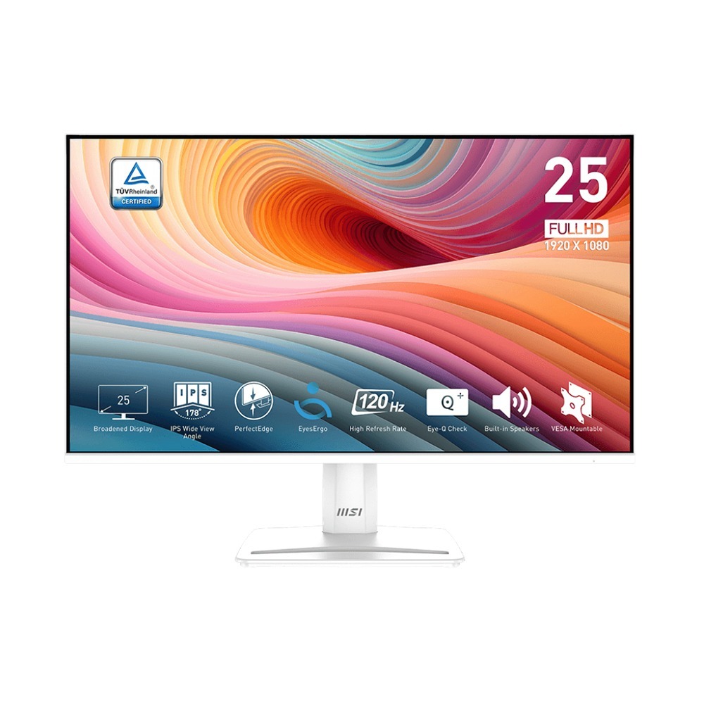 Màn Hình MSI PRO MP251W E2 24.5 inch IPS FHD 120Hz 1ms Speaker I Chính hãng I Bảo hành 24 tháng
