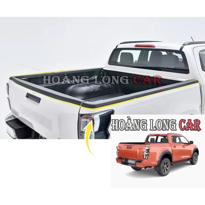 Ốp Viền Thành Thùng DMax 2021 2022 2023 2024 – Ốp Bảo Vệ Thành Thùng Isuzu Dmax