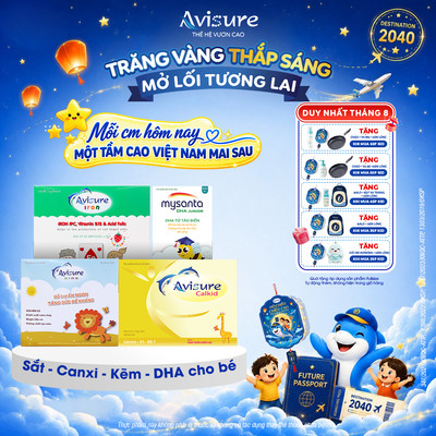 TPBVSK Trọn bộ vi chất cho bé Avisure Kids hỗ trợ chắc xương răng