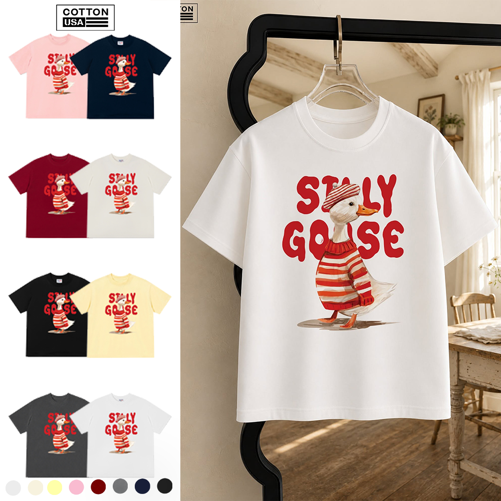 Áo Thun Relaxed Fit CottonUSA Vietnam " Farm Silly Goose" -PT0450PT