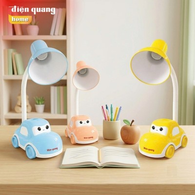 [HỎA TỐC] Đèn bàn Điện Quang ĐQ DKL27 cắm điện trực tiếp (kiểu xe hơi mới, có hộp cắm bút) - Bảo hành 12 tháng
