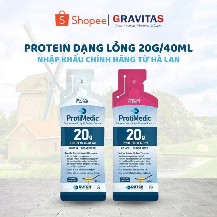 Dinh dưỡng Y học ProtiMedic hàng chính hãng (kết hợp hoàn hảo Whey Isolate và…