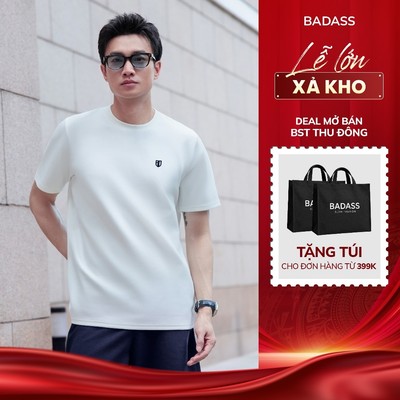 [BADASSxQUỐC TRƯỜNG] Áo Thun Nam BADASS Cotton Băng Cao Cấp 260GSM Mềm Mại, Dày Dặn, Không Nhăn, Không Bai Dão APHOL701