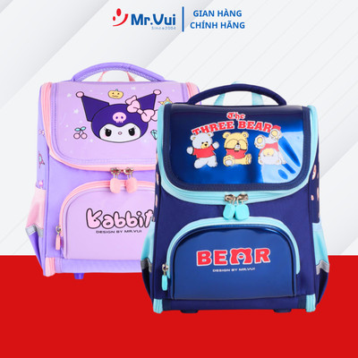 Balo Chống Gù Mầm Non Mr Vui 1054 Cho Trẻ Mẫu Giáo Nhẹ, Êm Lưng, Chuẩn Dáng Cột Sống