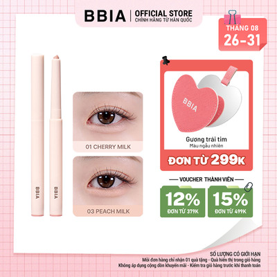 Chì kẻ bọng mắt mềm mượt, không lem trôi BBIA Last Powder Pencil 0.8g