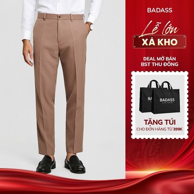 Quần Tây Nam BADASS Vải Tuyết Hàn Siêu Mềm Mại, Đứng Dáng, Không Nhăn Gấp, Lịch Sự - QACOL420