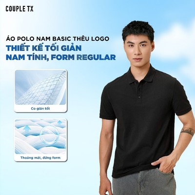 [MUA 2 GIẢM 5%] Áo Polo Nam Couple TX Pique Basic Có Cổ Thoáng Khí Thoải Mái Thanh Lịch Form Vừa MPO 1066