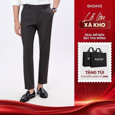 Quần Âu Nam BADASS Form Tapered Tôn Dáng Đứng Form Phong Cách Hàn Quốc QATTK702