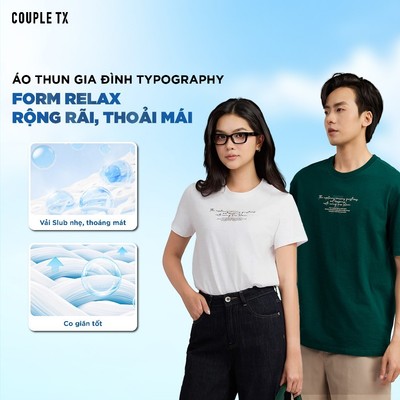 Áo Thun Gia Đình Couple TX In Explorer Thun Slub Form Rộng TS 527