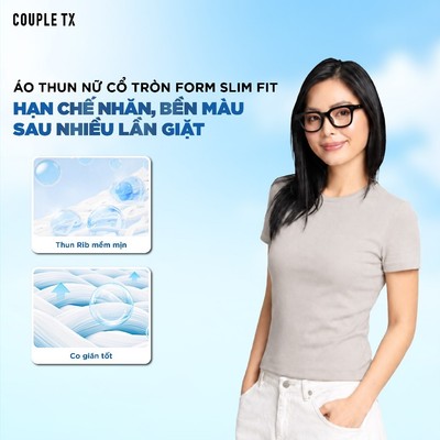 Áo Baby Tee Couple TX Thun Mịn Co Giãn Basic Nhiều Màu WTS 2534