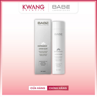 Lotion BABE DEPIGMENT+ Lotion Glow Dưỡng Sáng Và Làm Mờ Vết Thâm Nám 150ml