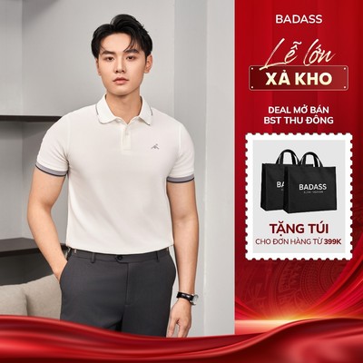 Áo Polo Nam BADASS COOLTOUCH Cao Cấp, Chống Xù, Trẻ Trung, Thanh Lịch, Nam Tính - POHOL602
