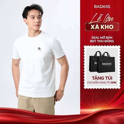 Áo Thun Nam BADASS Regular Fit Vải Mịn Co Giãn Thoáng Mát Dễ Phối Đồ APHTK703