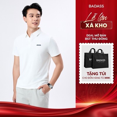Áo Polo Nam BADASS Cooltouch Mát Lạnh Không Đường May Co Giãn 4 Chiều Thoáng Mát Nhanh Khô POHTK723
