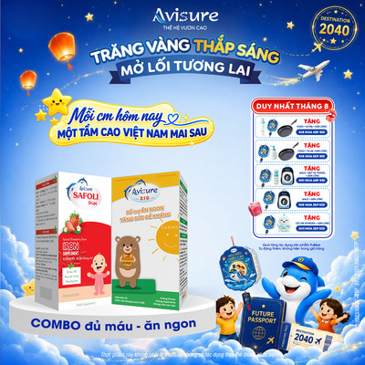 TPBVSK Sắt kẽm Hữu Cơ Mỹ Avisure Safoli - ZiO cho bé 30ml