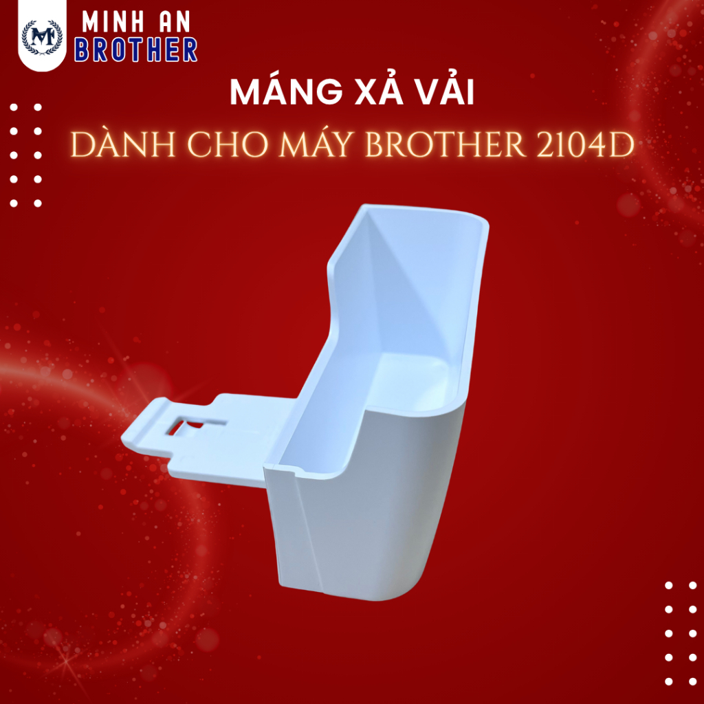 Khay hứng vải, máng xả vải máy vắt sổ Brother 2104D