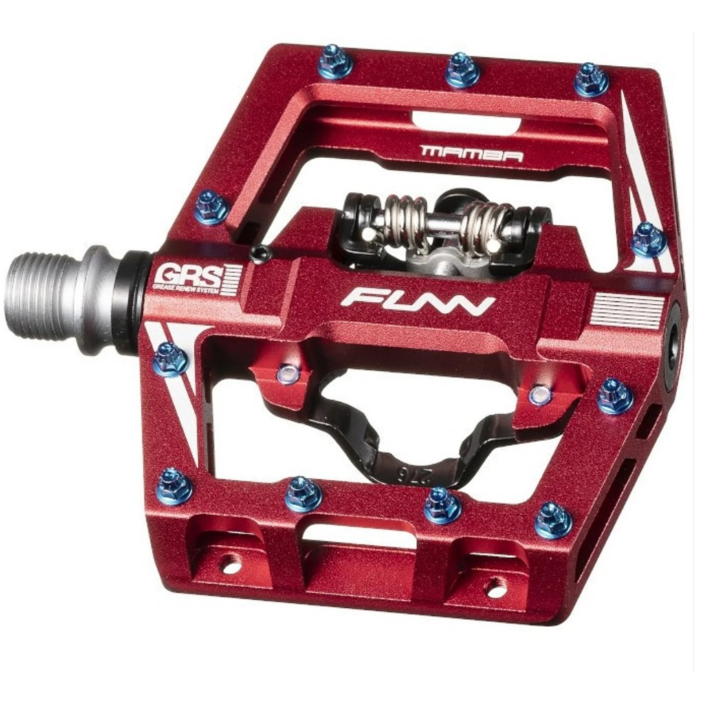 Pedal can xe đạp Funn S One Side 1 mặt phẳng 1 mặt can chuẩn Shimano SPD Mountain