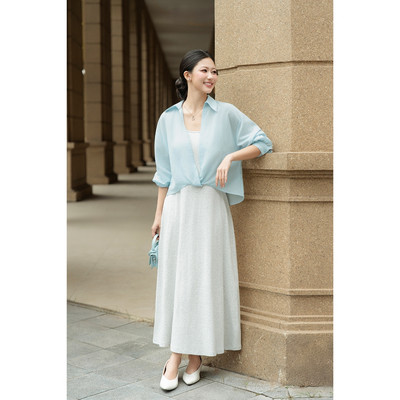 Đầm Hai Dây Dáng Dài LAMER FASHION Chất Thun Có Đệm Ngực Cơ Bản V63M26H002 BSTT