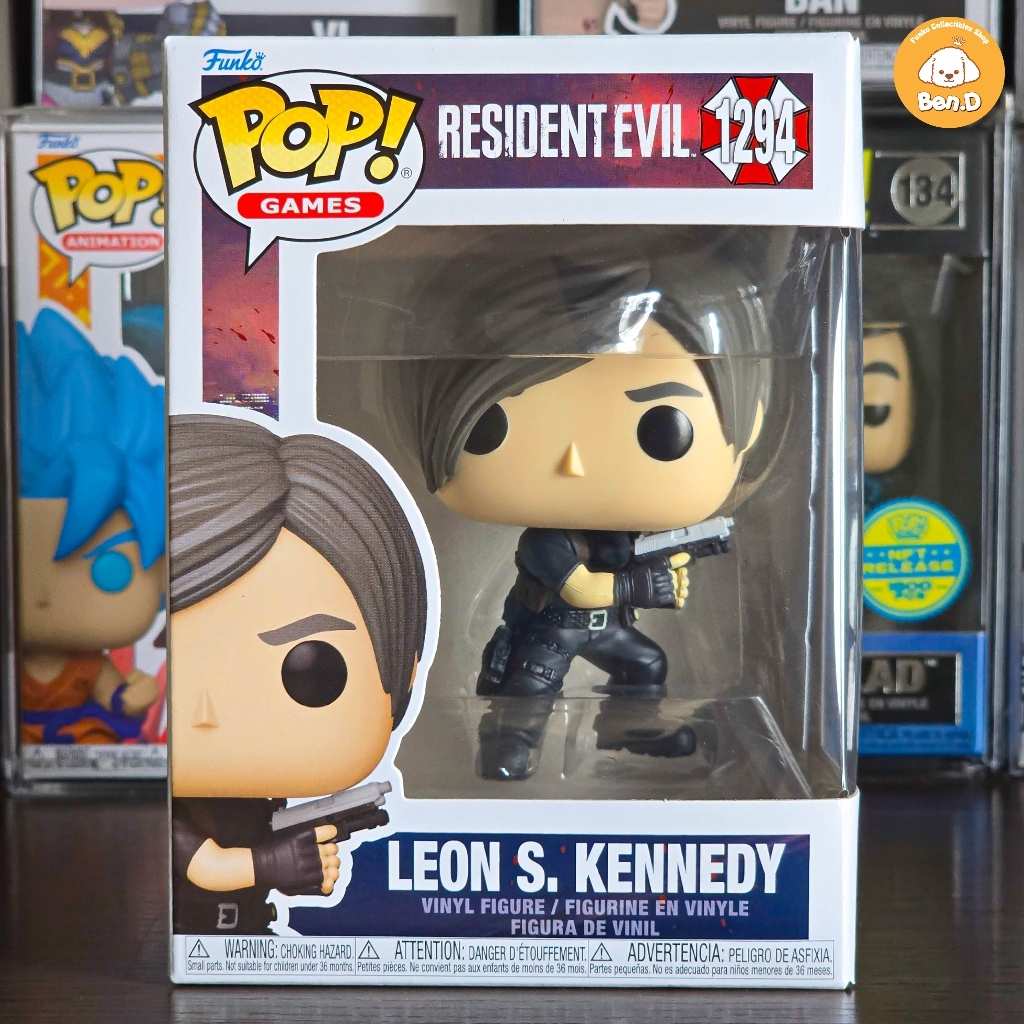 Mô hình Funko POP Games: Resident Evil - Leon S. Kennedy #1294