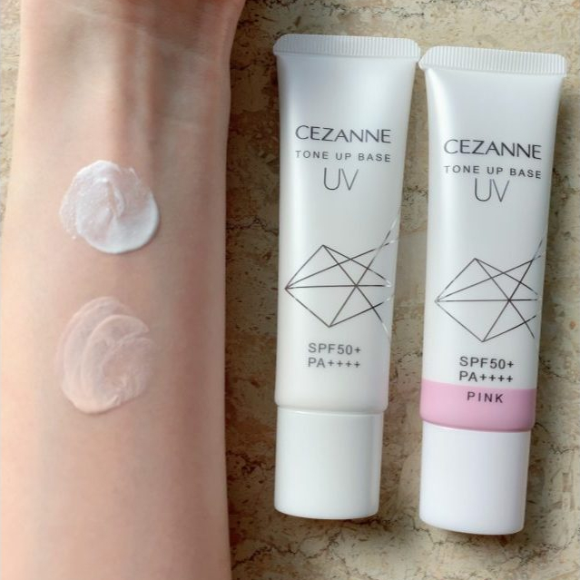 Kem Chống Nắng Cezanne Lên Tone Không Cồn Cezanne Tone Up Base SPF 50+ PA++++