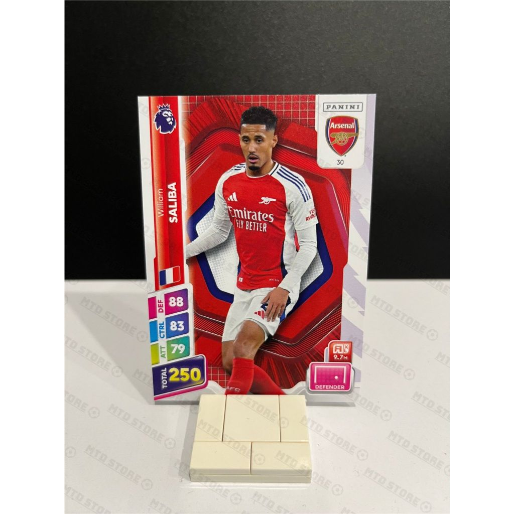 [ CHÍNH HÃNG ] - PANINI ADRENALYN XL PREMIER LEAGUE 25 PLUS - William Saliba