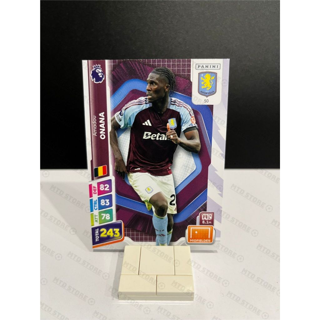 [ CHÍNH HÃNG ] - PANINI ADRENALYN XL PREMIER LEAGUE 25 PLUS - Amadou Onana