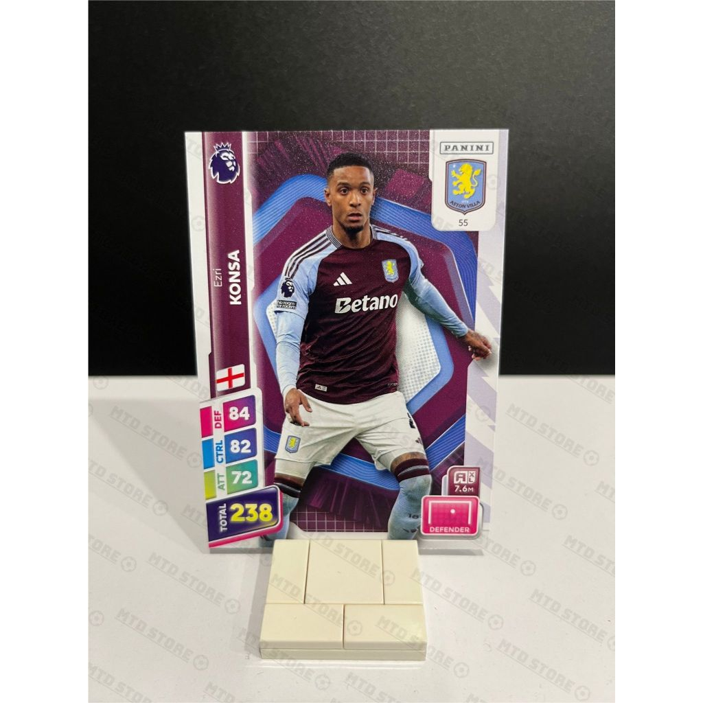 [ CHÍNH HÃNG ] - PANINI ADRENALYN XL PREMIER LEAGUE 25 PLUS - Ezri Konsa