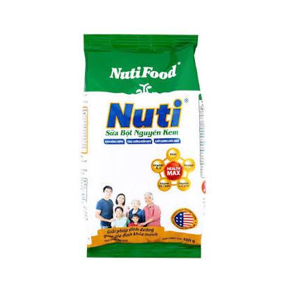 Sữa bột nguyên kem NutiFood gói 400g