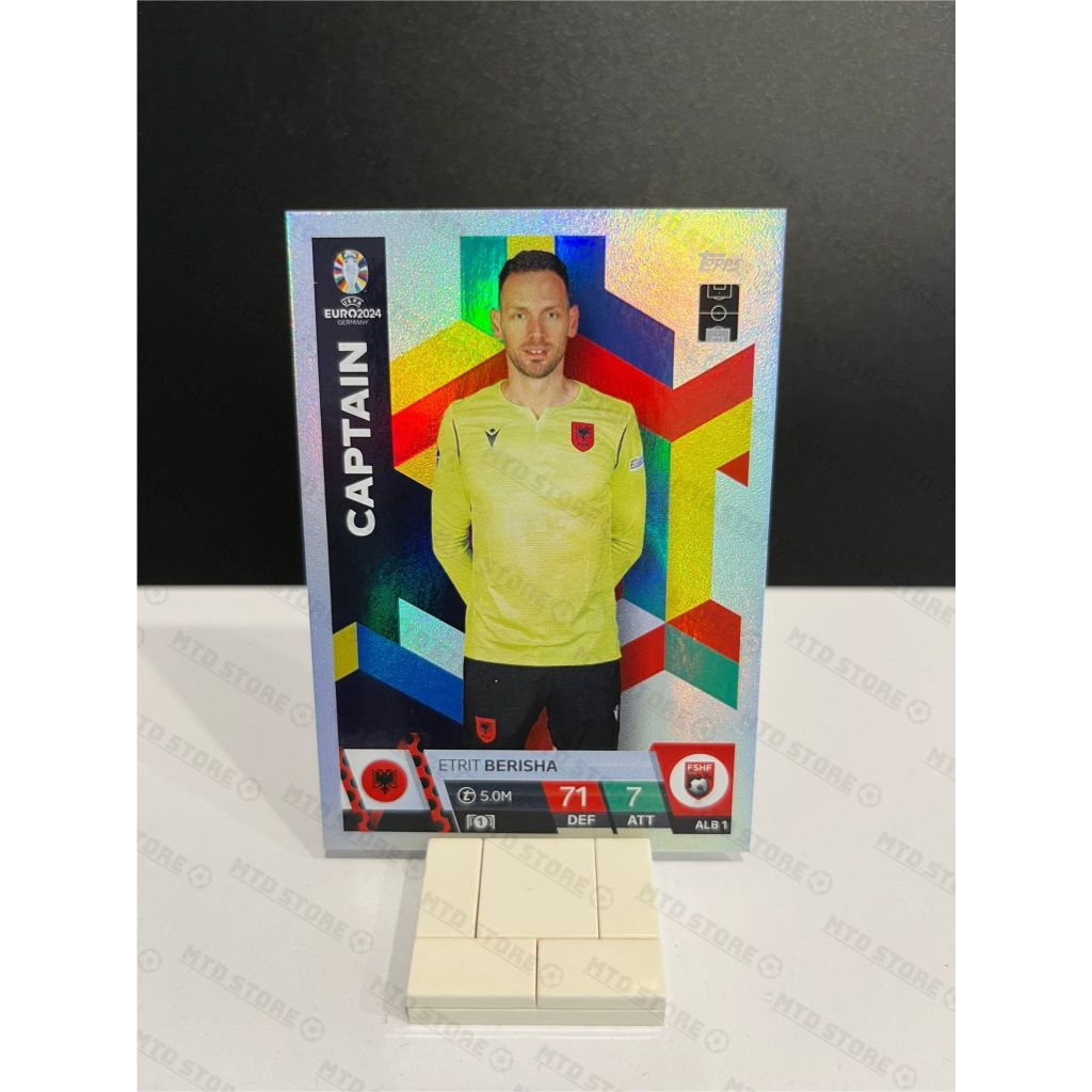 [ CHÍNH HÃNG ] - CAPTAIN - TOPPS UEFA EURO 2024 - Etrit Berisha