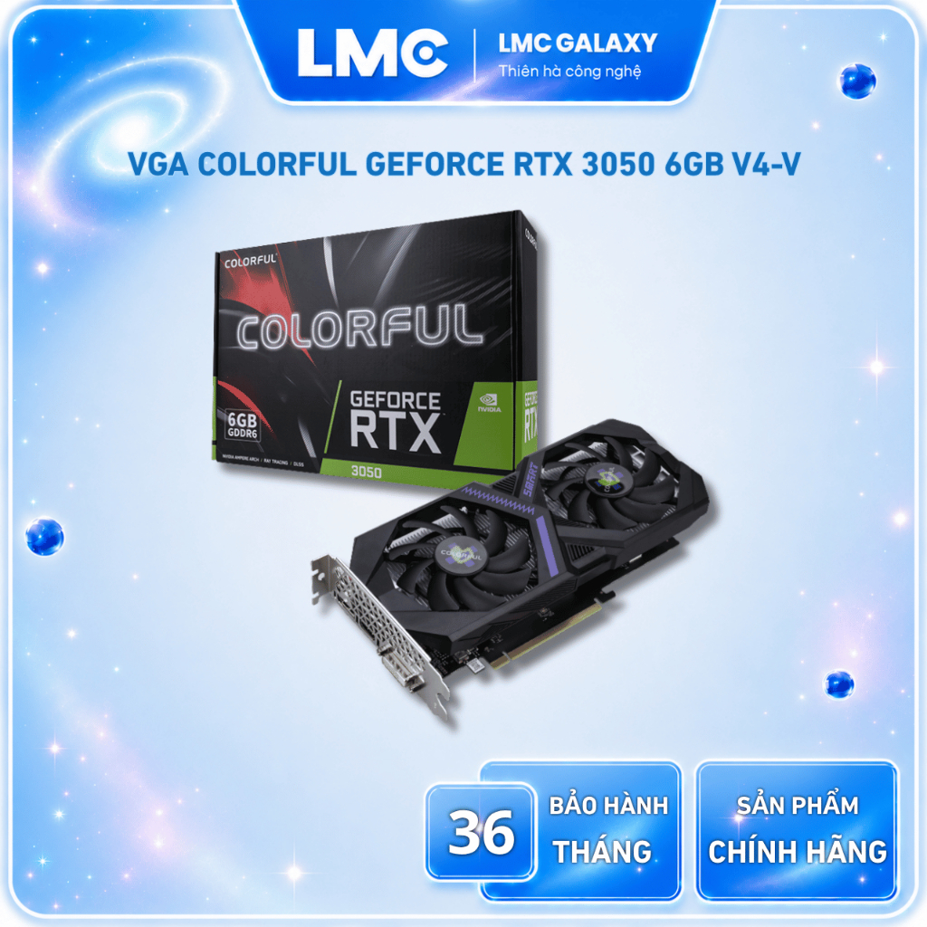 VGA Colorful GeForce RTX 3050 6GB GDDR6 V4-V