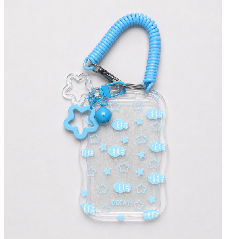 Card Holder - Bao đựng thẻ, đựng card bo góc dạng sóng - Case bảo vệ thẻ, card