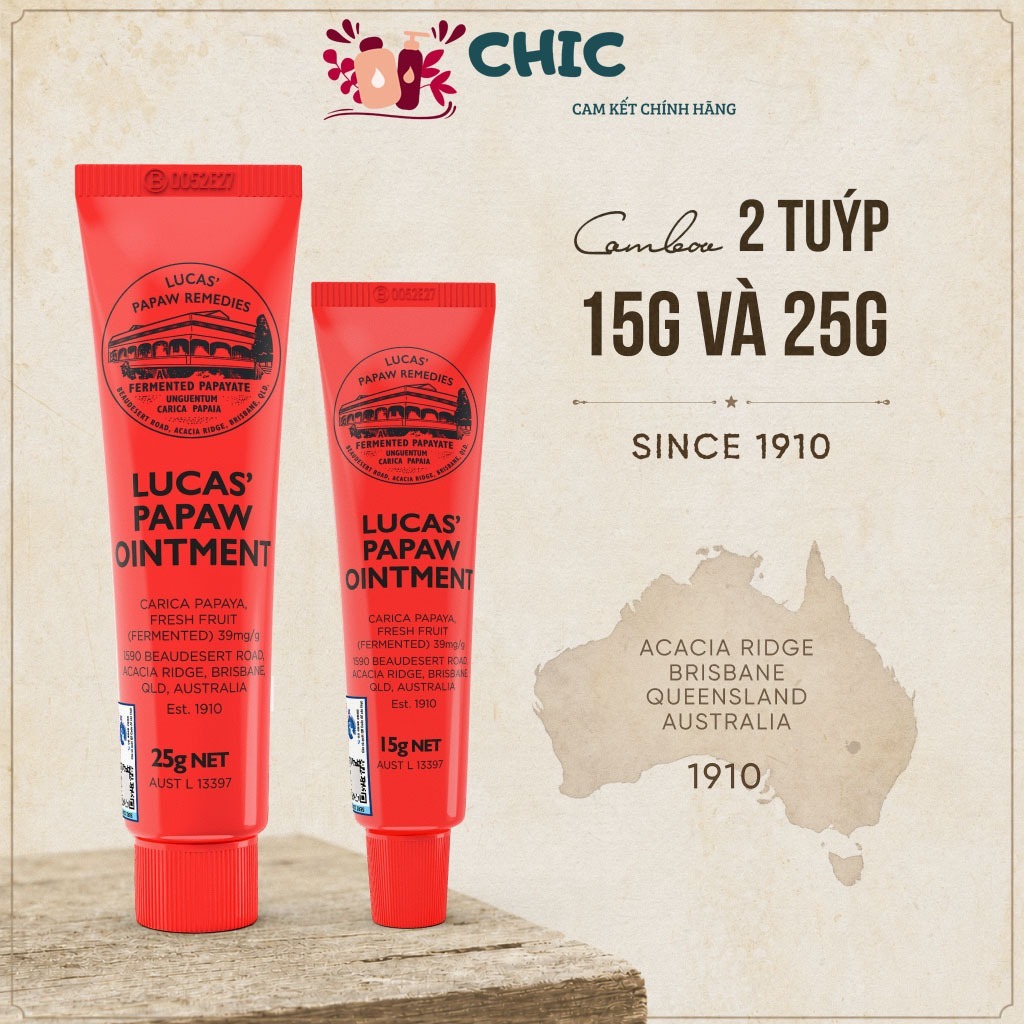 Kem Dưỡng Đa Năng Lucas Papaw Ointment 15g -25g