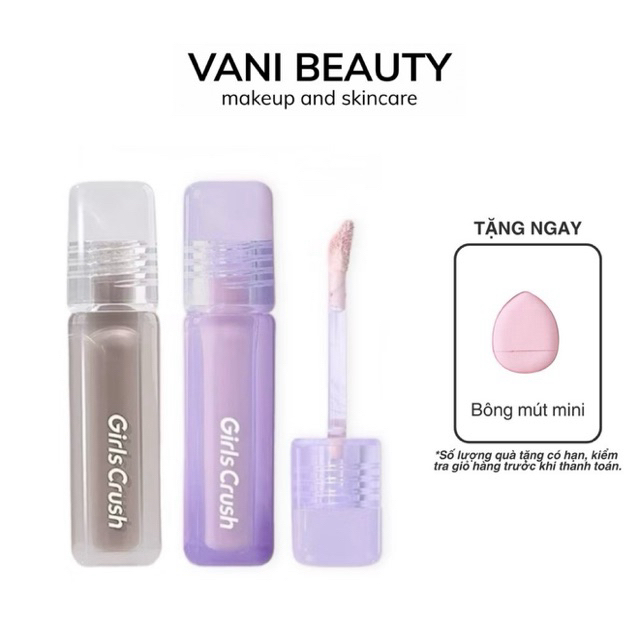 [Girls Crush] Che khuyết điểm Girls Crush Water Velvet Concealer 8g